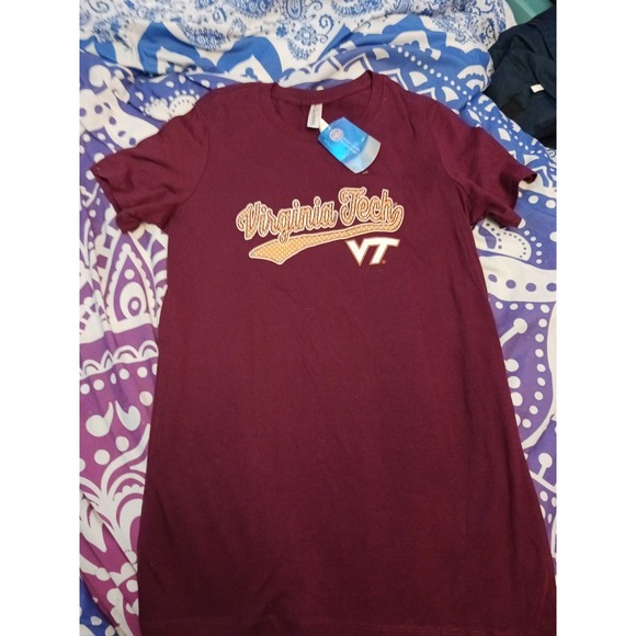 NEW Ouray NCAA Girls Short Sleeve Virginia Tech Fitted Tee, Size XL - Picture 1 of 3
